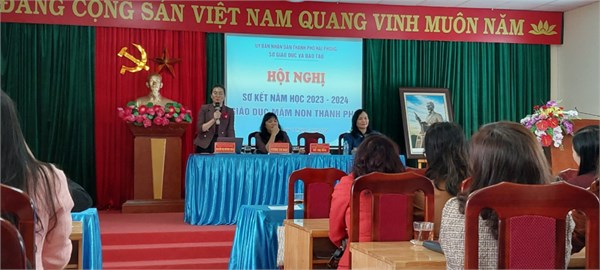 SGD & ĐT HẢI PHÒNG - Sơ kết bậc học mầm non năm học 2023-2024